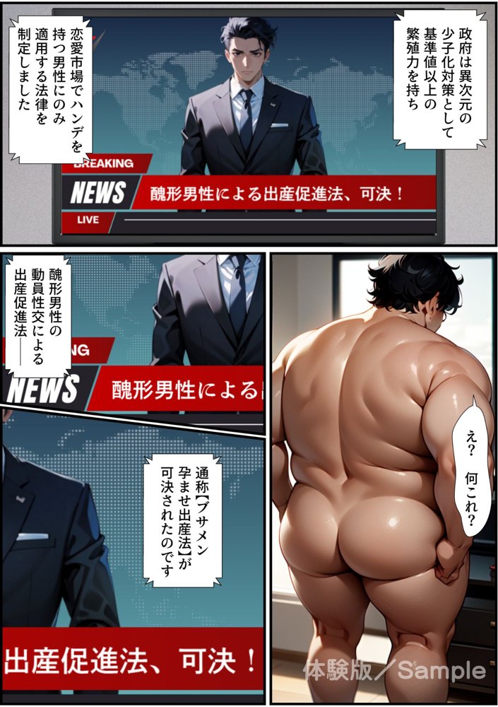 ブサメン孕ませ出産法_FILE01:折本エリカ〜無責任中出し婚前交渉〜 エロ同人誌画像 012
