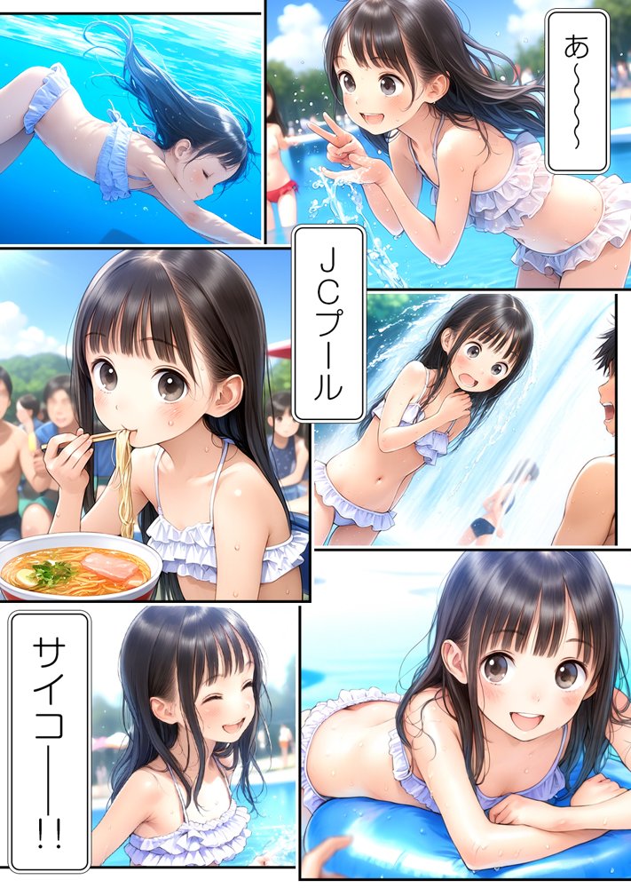 【漫画】初体験【99P】さらば青春コンプレックスの闇■夏休み■思春期少女■好奇心■ エロ同人誌画像 010
