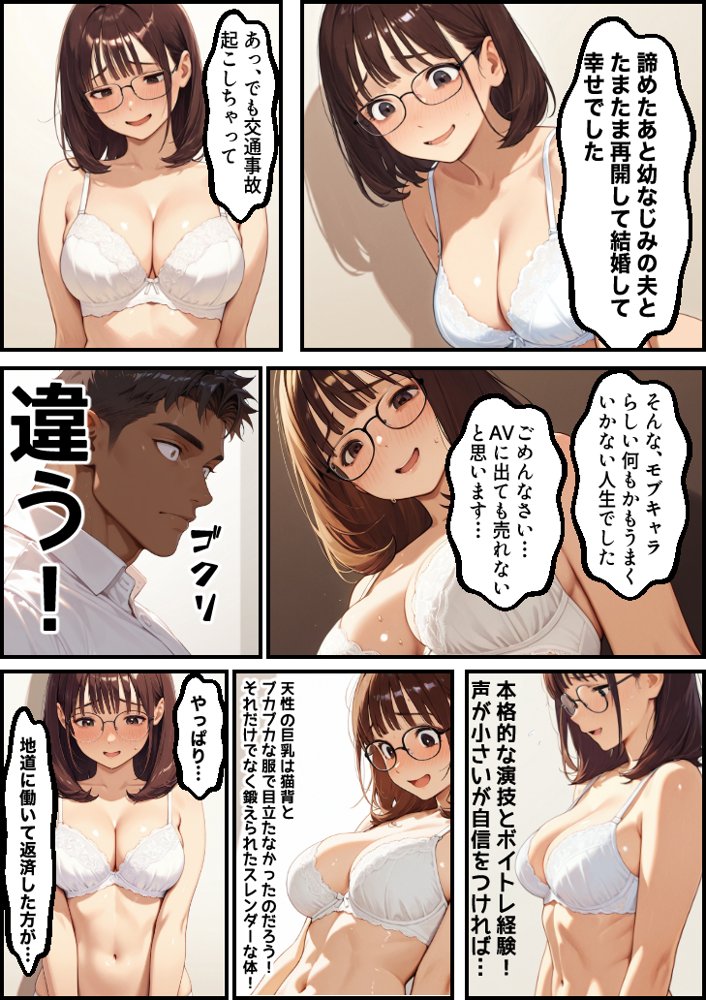 ボクの妻がAV女優にされて開花した話 エロ同人誌画像 017