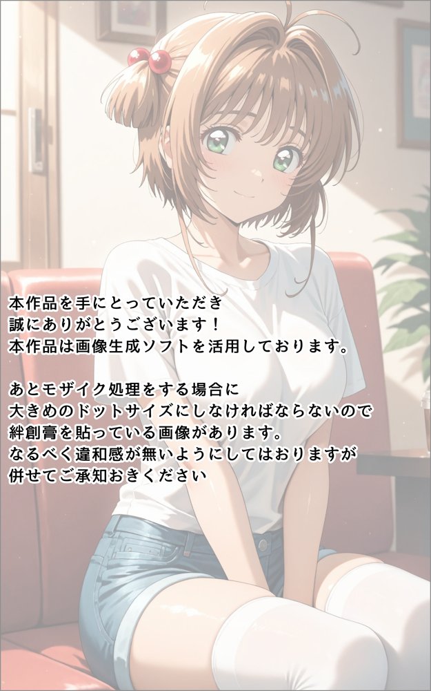 【発情美少女】カードキ〇プターさくら  木之〇桜 室内イチャイチャ編 エロ同人誌画像 002