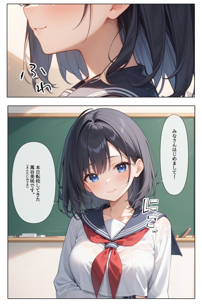 【コミック版】性処理学園〜性処理と転校生編〜 エロ同人誌画像 002