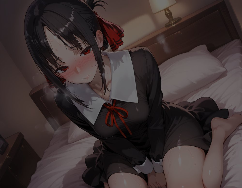 四宮かぐやと早坂愛を着せ替え縛って無責任膣内出しする話 エロ同人誌画像 005