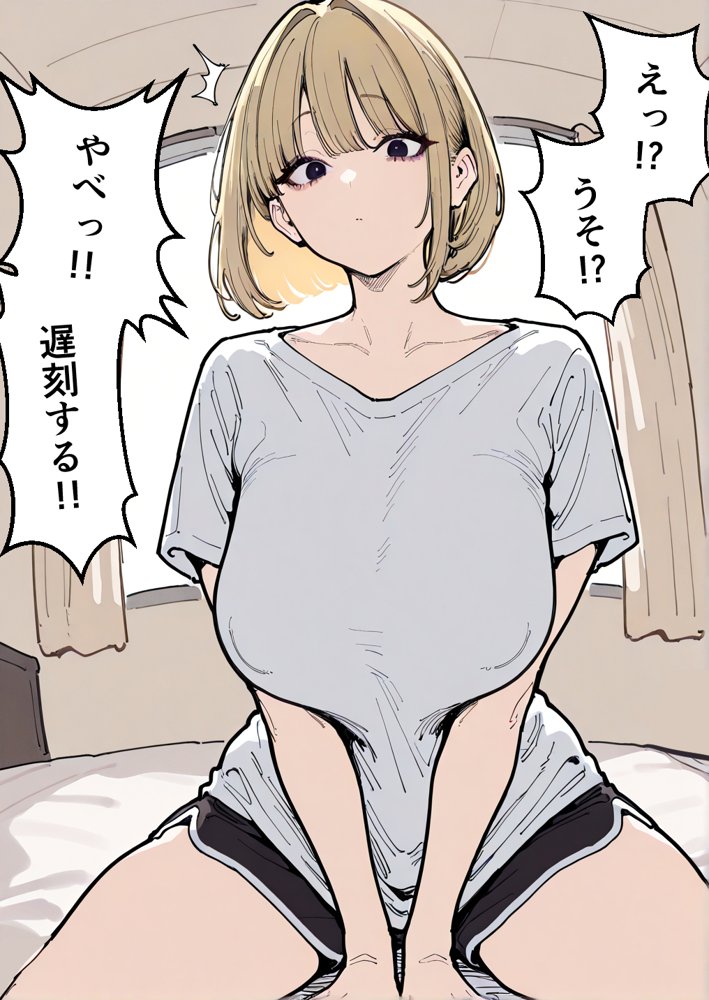 押しかけギャルと、理性崩壊、汗だくセックス エロ同人誌画像 068