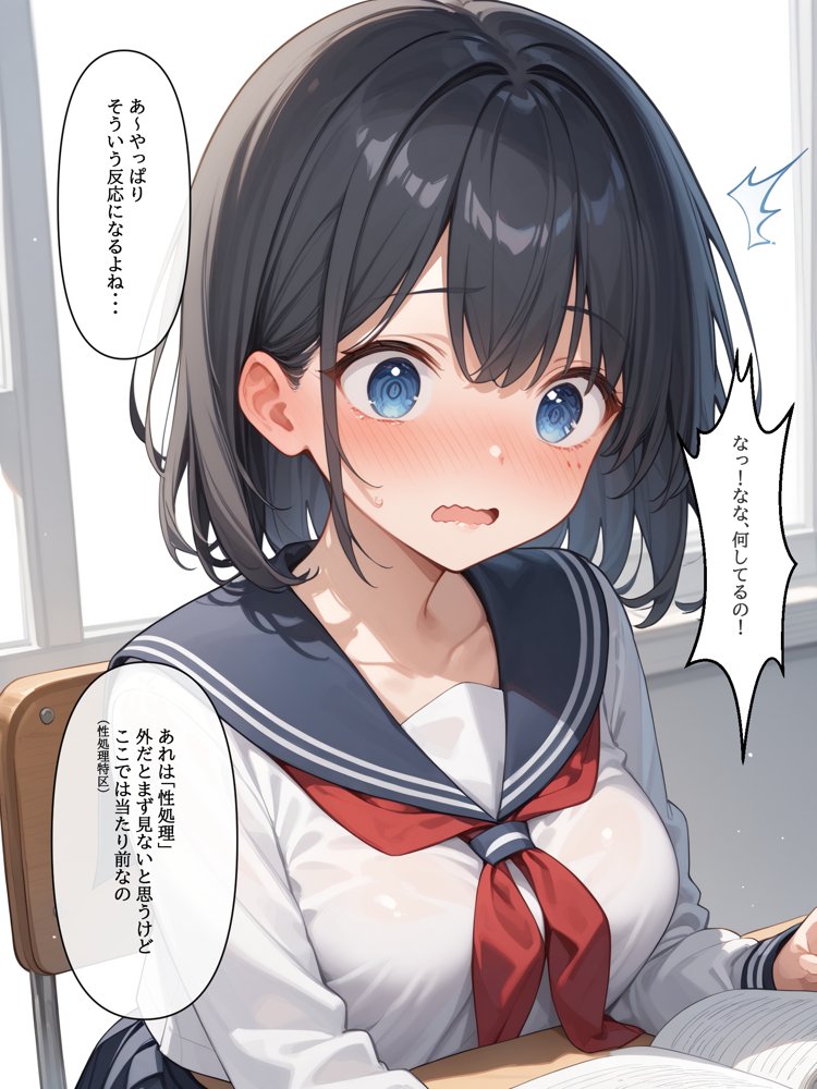 【コミック版】性処理学園〜性処理と転校生編〜 エロ同人誌画像 005