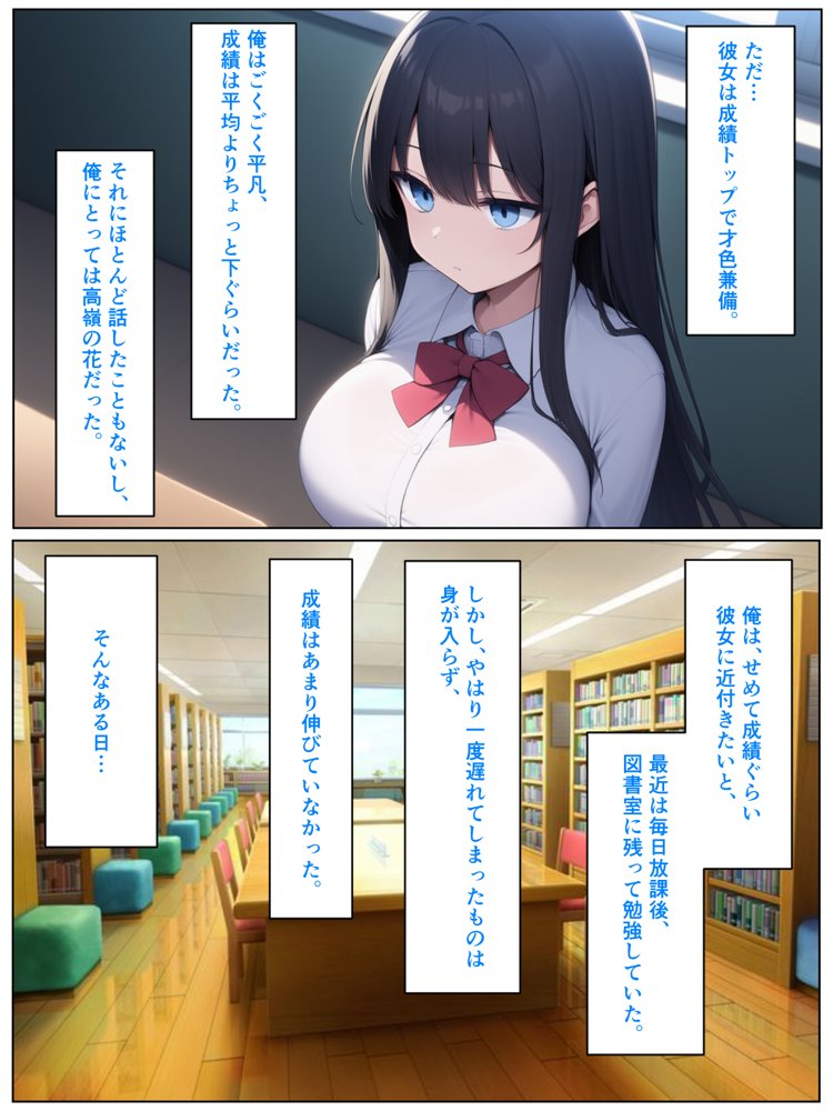 優等生の金髪ツインテの巨乳ギャルさんとラブラブエッチする話 エロ同人誌画像 005