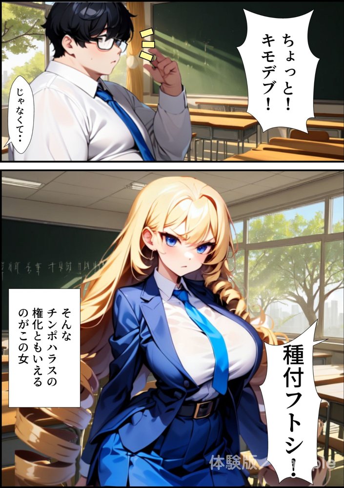 ブサメン孕ませ出産法_FILE01:折本エリカ〜無責任中出し婚前交渉〜 エロ同人誌画像 006
