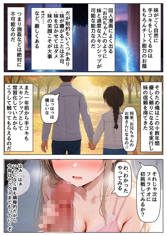俺は大好きな天使様のお兄ちゃんになる《セリフ有りCG版》〜チート能力《お兄ちゃん転生》で俺は無双する〜 エロ同人誌画像 007