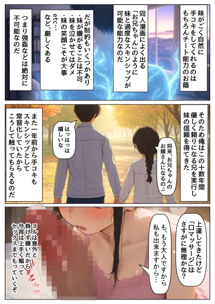 俺は大好きなヨルのお兄ちゃんになる《セリフ有りCG版》〜《馬並み巨根お兄ちゃんに転生》〜 エロ同人誌画像 008