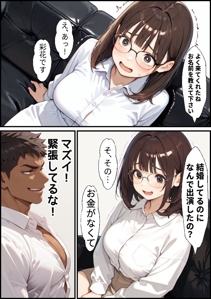 ボクの妻がAV女優にされて開花した話 エロ同人誌画像 085