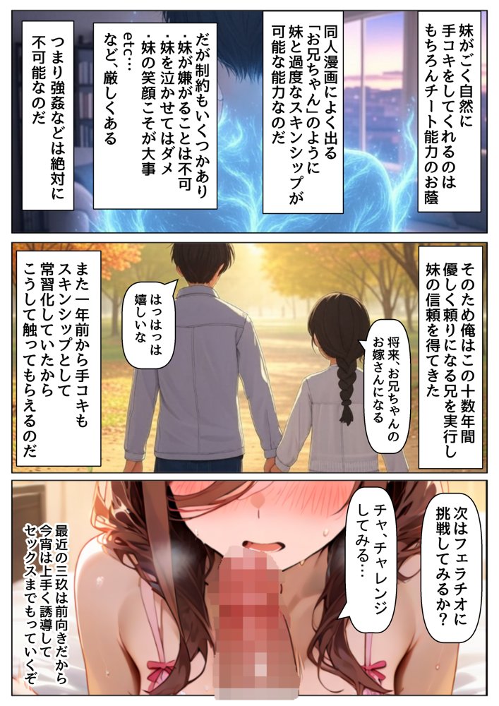 俺は大好きな中●三玖のお兄ちゃんになる《セリフ有りCG版》〜《お兄ちゃんに転生》〜 エロ同人誌画像 009