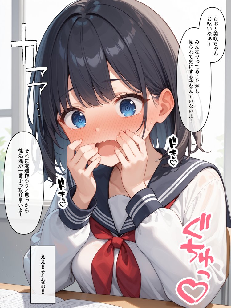【コミック版】性処理学園〜性処理と転校生編〜 エロ同人誌画像 009