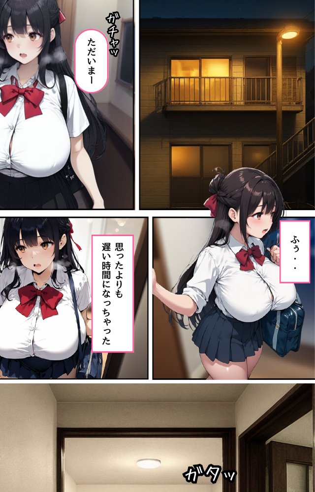 【悲報】俺の最愛の人がオヤジに〇〇されてまさかの俺は無事（？）クールギャルに搾り取られました。 エロ同人誌画像 013