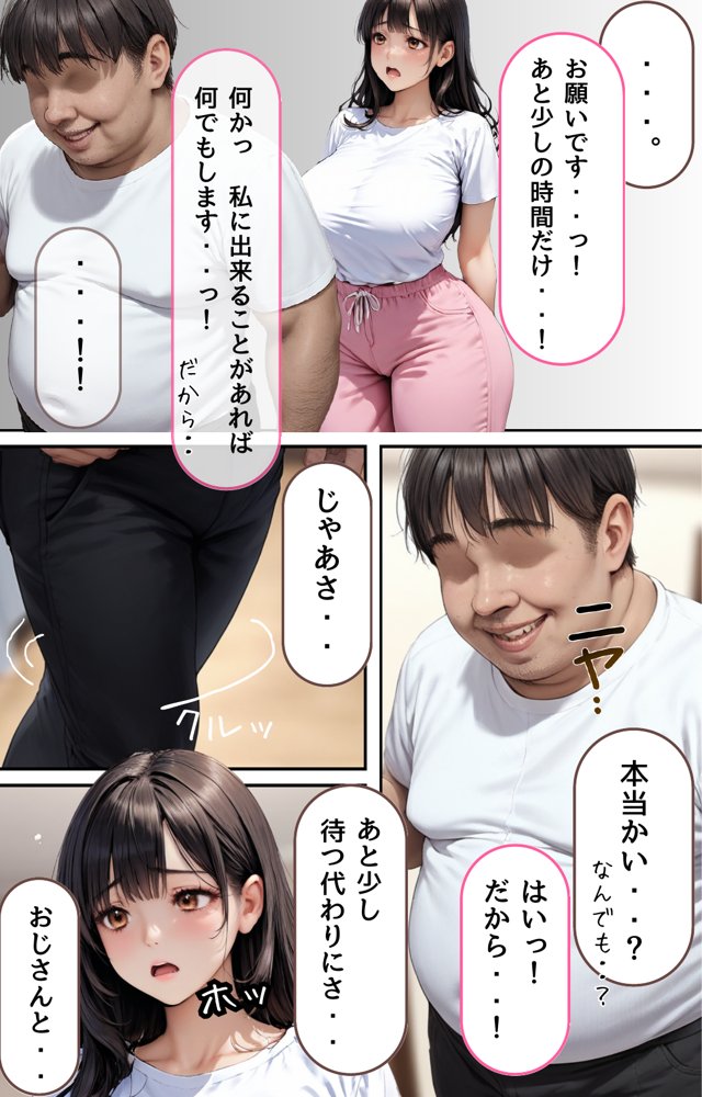 【悲報】俺の最愛の人がオヤジに〇〇されてまさかの俺は無事（？）クールギャルに搾り取られました。 エロ同人誌画像 024