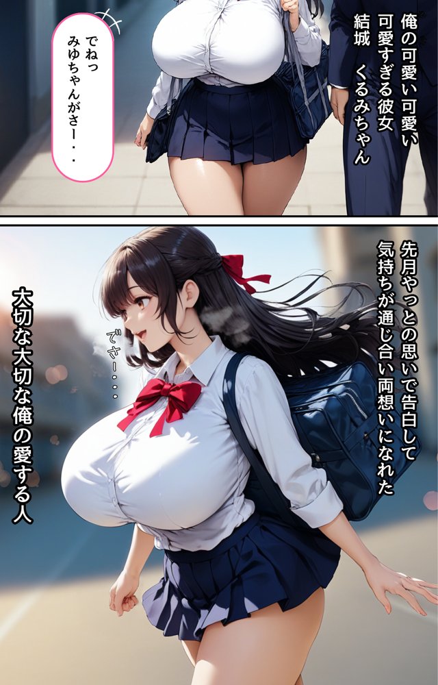 【悲報】俺の最愛の人がオヤジに〇〇されてまさかの俺は無事（？）クールギャルに搾り取られました。 エロ同人誌画像 008