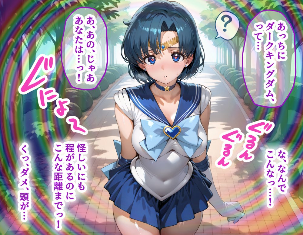 セーラーマーキュリーとセーラーヴィーナスを着せ替え縛って無責任膣内出しする話 エロ同人誌画像 025