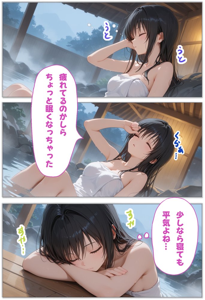 湯けむり 痴〇温泉 〜古〇川唯〜 エロ同人誌画像 004