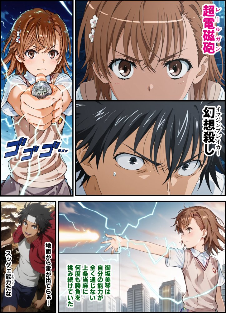 御〇美琴と食〇操祈のいちゃラブトーマ争奪戦…ラブラブ初体験から子宮堕ちイキ潮大洪水まで エロ同人誌画像 011