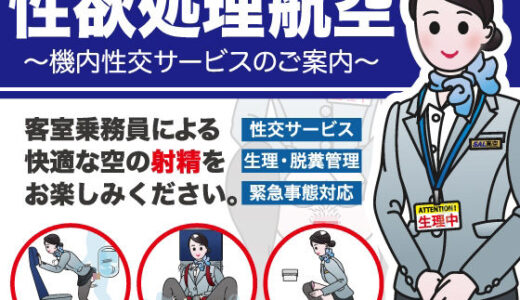 性欲処理航空〜機内性交サービスのご案内〜