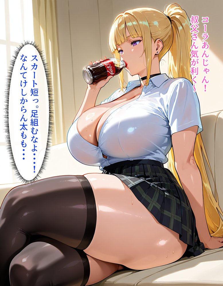 俺の姪っ子がどエロい金髪パパ活ギャルになっていた件について エロ同人誌画像 007
