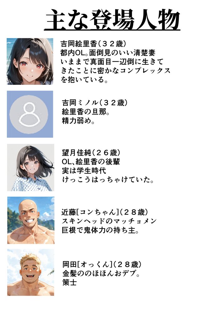 ヤリチンナンパ師に覚醒（NTR）させられた清楚妻 エロ同人誌画像 002