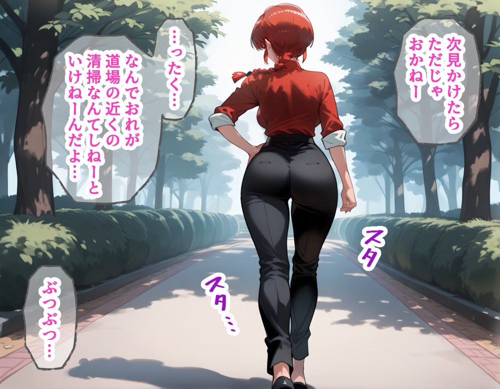 タバコを注意しただけなのに らんま1/2 らんま編 エロ同人誌画像 028
