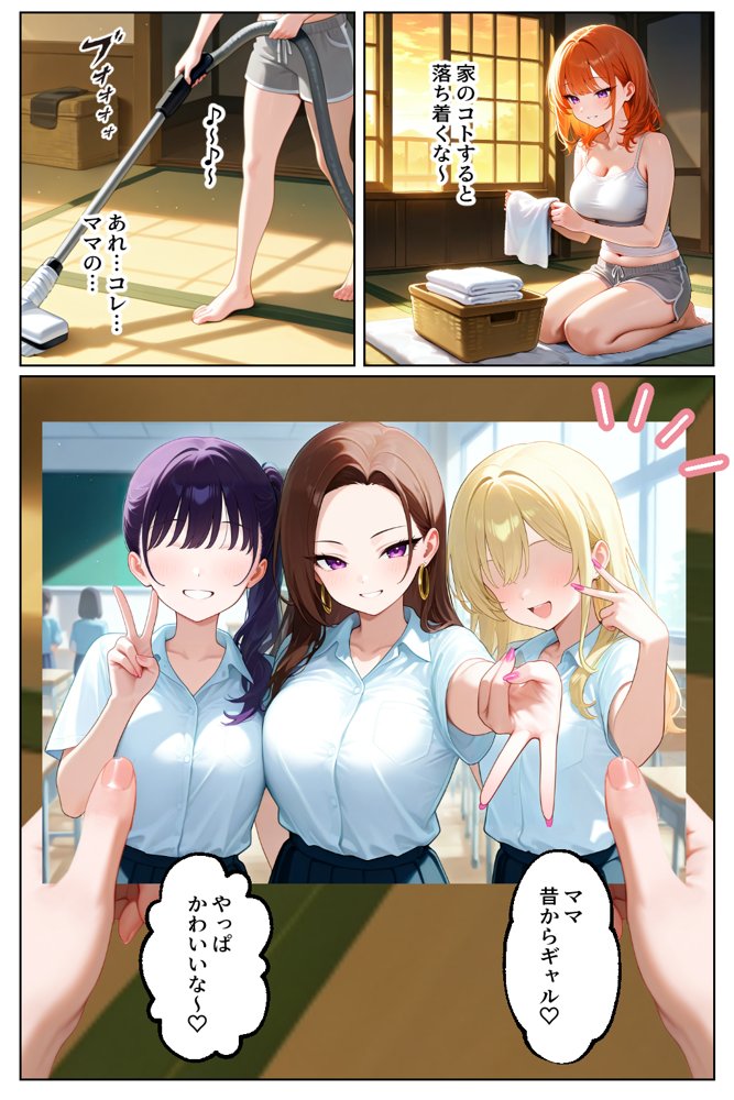 家出してきたクラスの人気ギャルが彼女になったら親バレ寸前でも何度も中出しHさせてくれた話 エロ同人誌画像 012