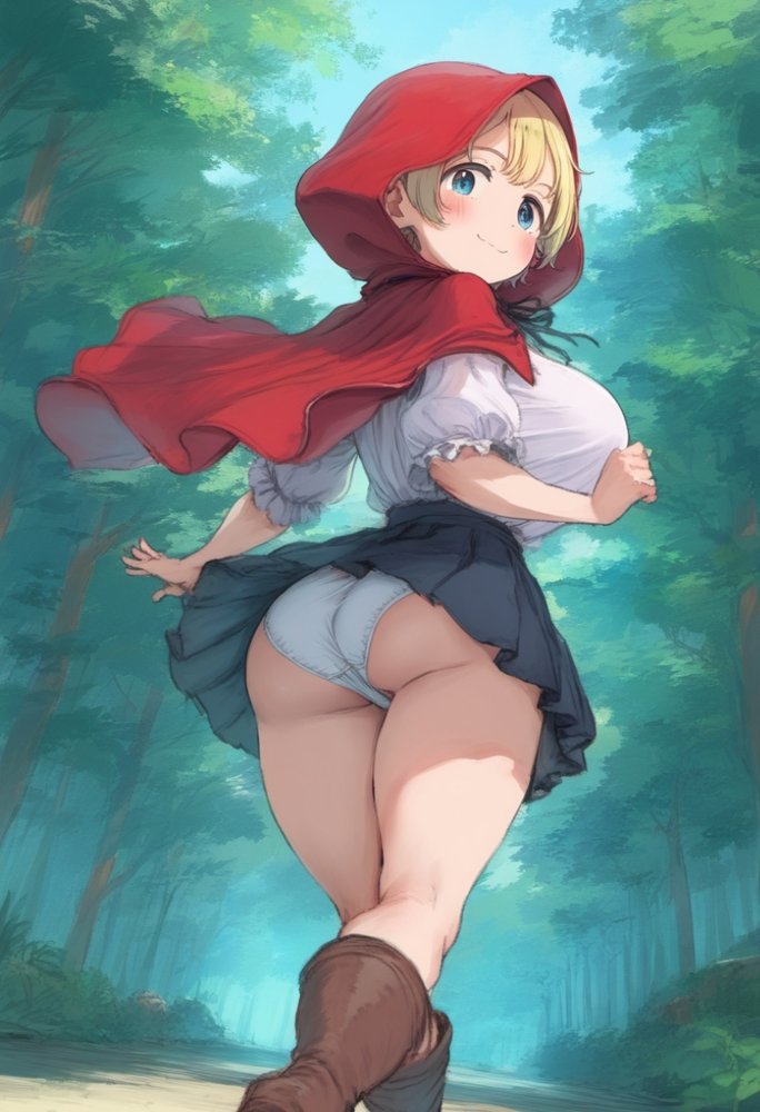 【世界種付劇場】おじさんが狼の赤ずきんちゃん エロ同人誌画像 003