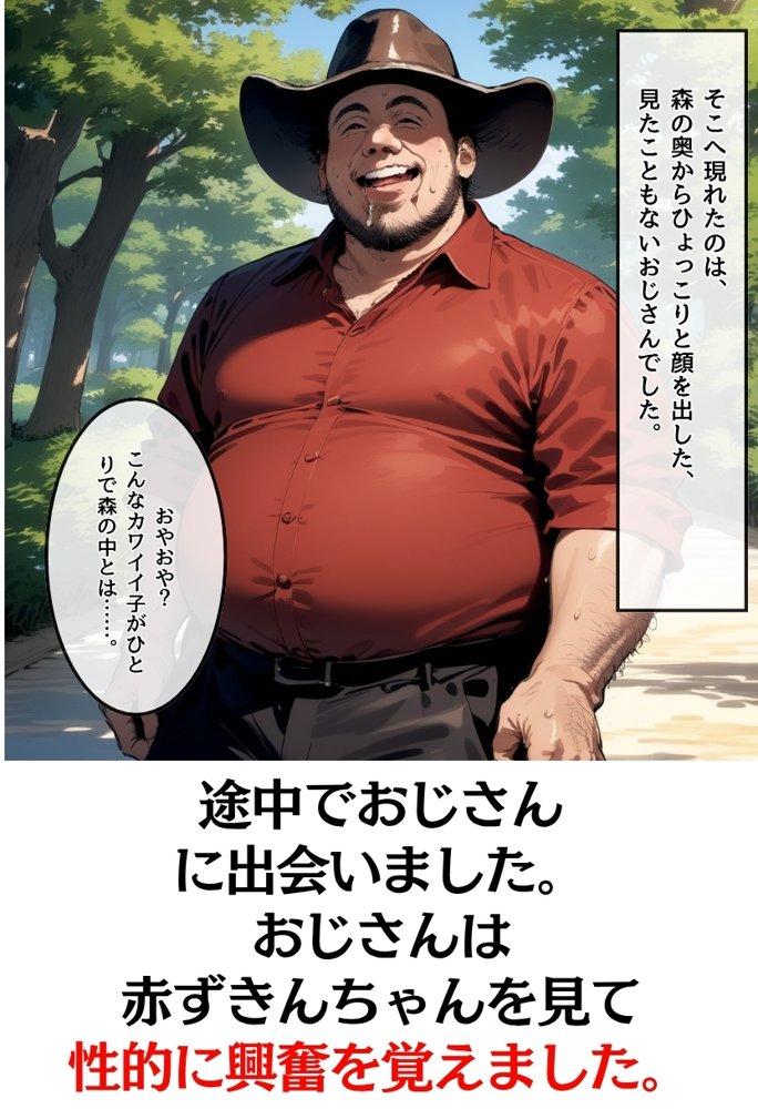 【世界種付劇場】おじさんが狼の赤ずきんちゃん エロ同人誌画像 005