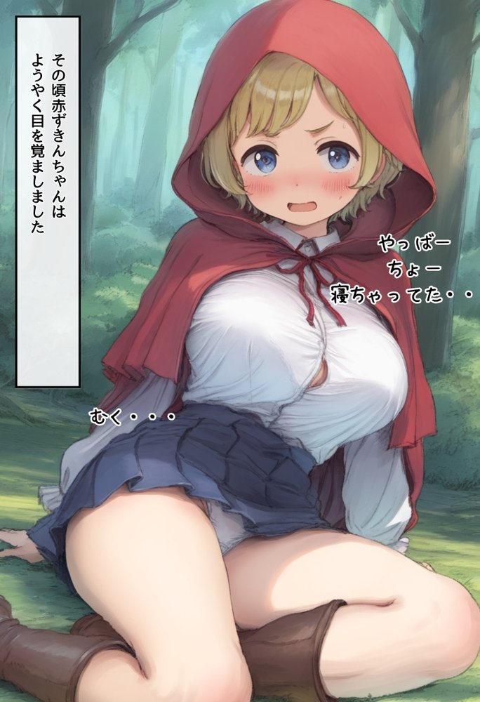 【世界種付劇場】おじさんが狼の赤ずきんちゃん エロ同人誌画像 024