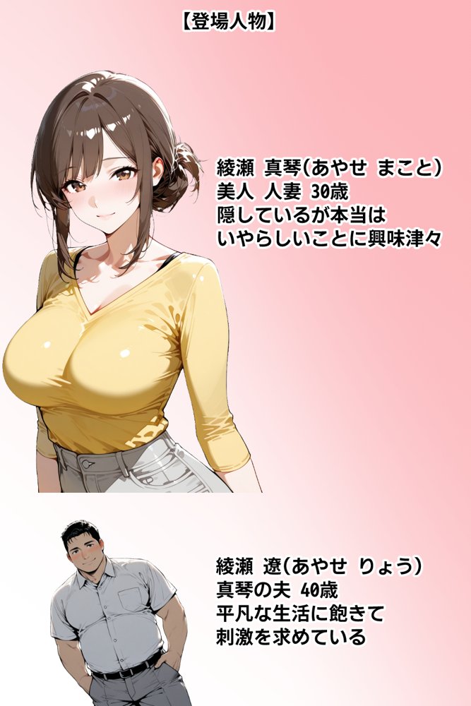 寝取らせマッチングにハマった妻 エロ同人誌画像 002