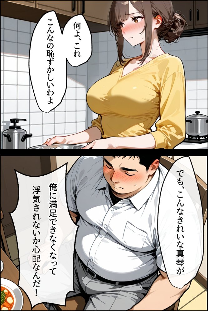 寝取らせマッチングにハマった妻 エロ同人誌画像 006