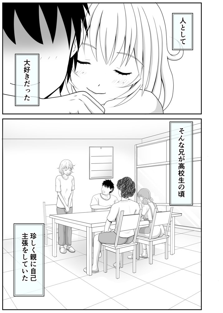 兄が可愛すぎてムラムラけしからん エロ同人誌画像 005