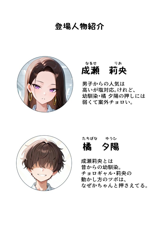 強気だけど実はチョロすぎる幼馴染ギャルー学校編ー エロ同人誌画像 001