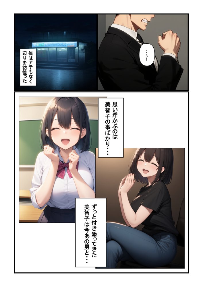 借金を返す為に、嫁を他の男に抱かせた… エロ同人誌画像 018
