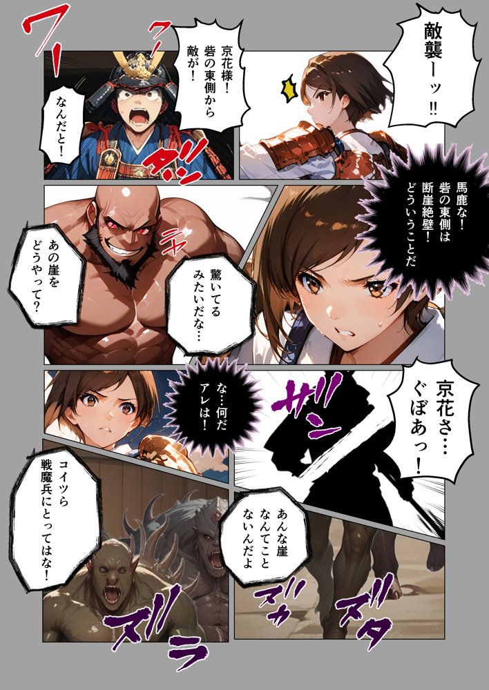 女剣士キョウカ エロ同人誌画像 010