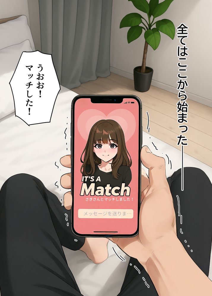 【実話】童貞マチアプ体験記！冴えないエンジニア（23）が愛を証明するまでwww エロ同人誌画像 001