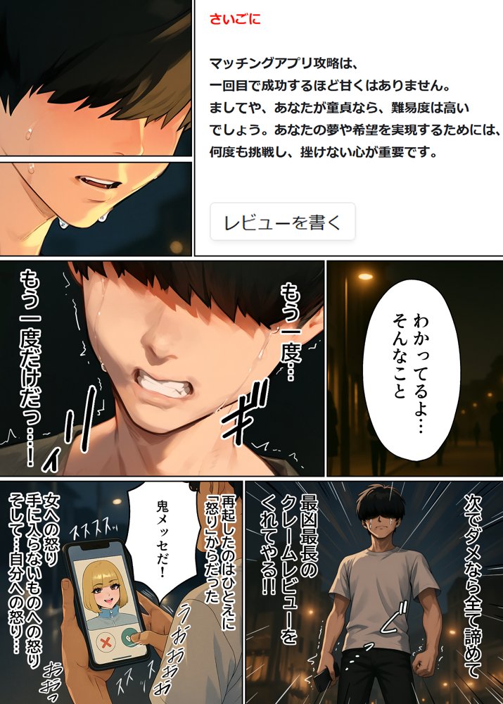 【実話】童貞マチアプ体験記！冴えないエンジニア（23）が愛を証明するまでwww エロ同人誌画像 023