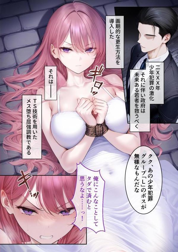 TSメス堕ち更生プログラム モザイク版 エロ画像 003