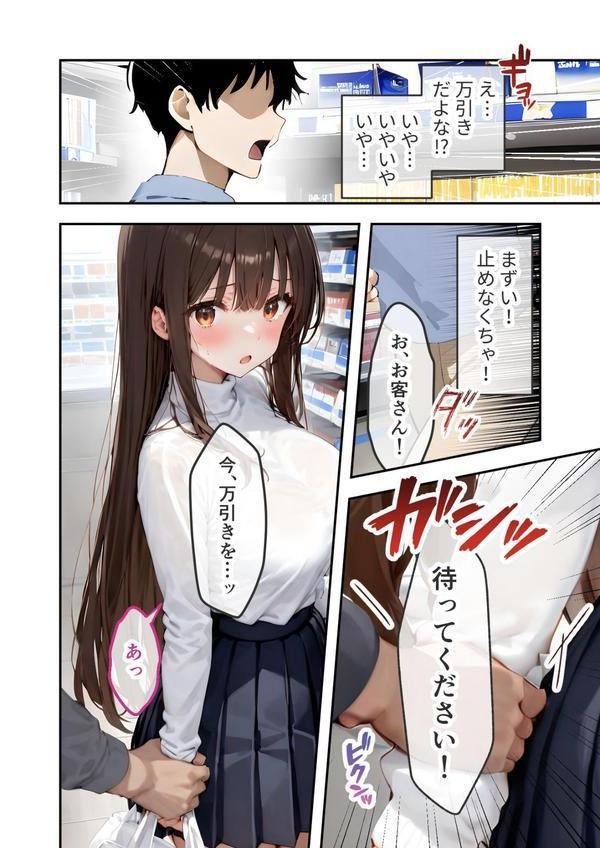 万引き娘はお仕置き希望 モザイク版 エロ画像 007
