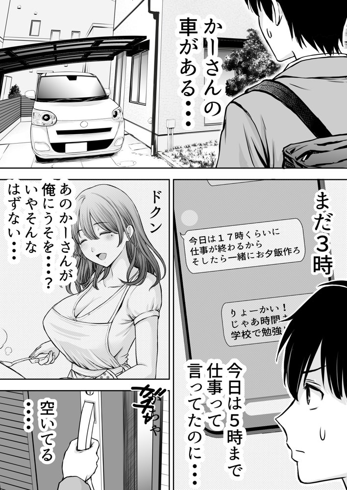 僕のかーちゃんがひきこもりニートデブ兄貴の性処理オナホになっていた話 エロ同人誌画像 016