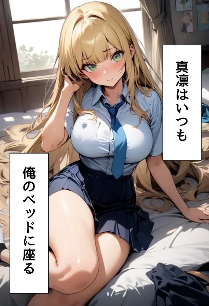 仲良し爆乳同級生と初えっちする話 エロ同人誌画像 012