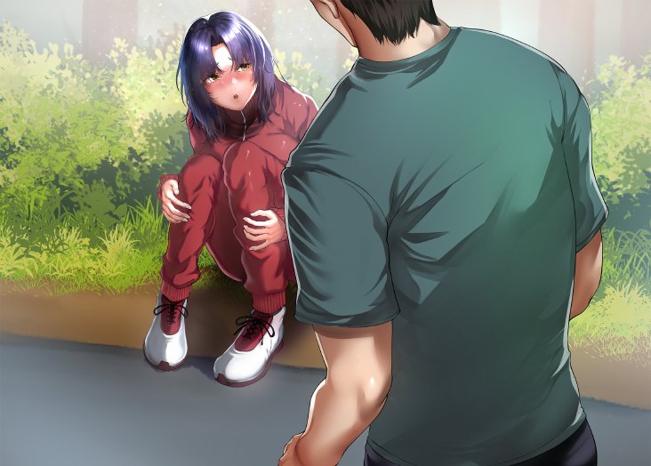 いつもすれ違う彼女に誘われて2 エロ同人誌画像 085