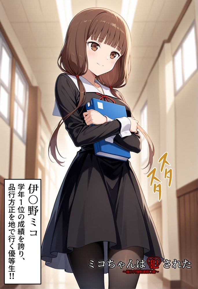 ミコちゃんは犯●れた〜極小穴強●連続〇姦〜 エロ同人誌画像 001