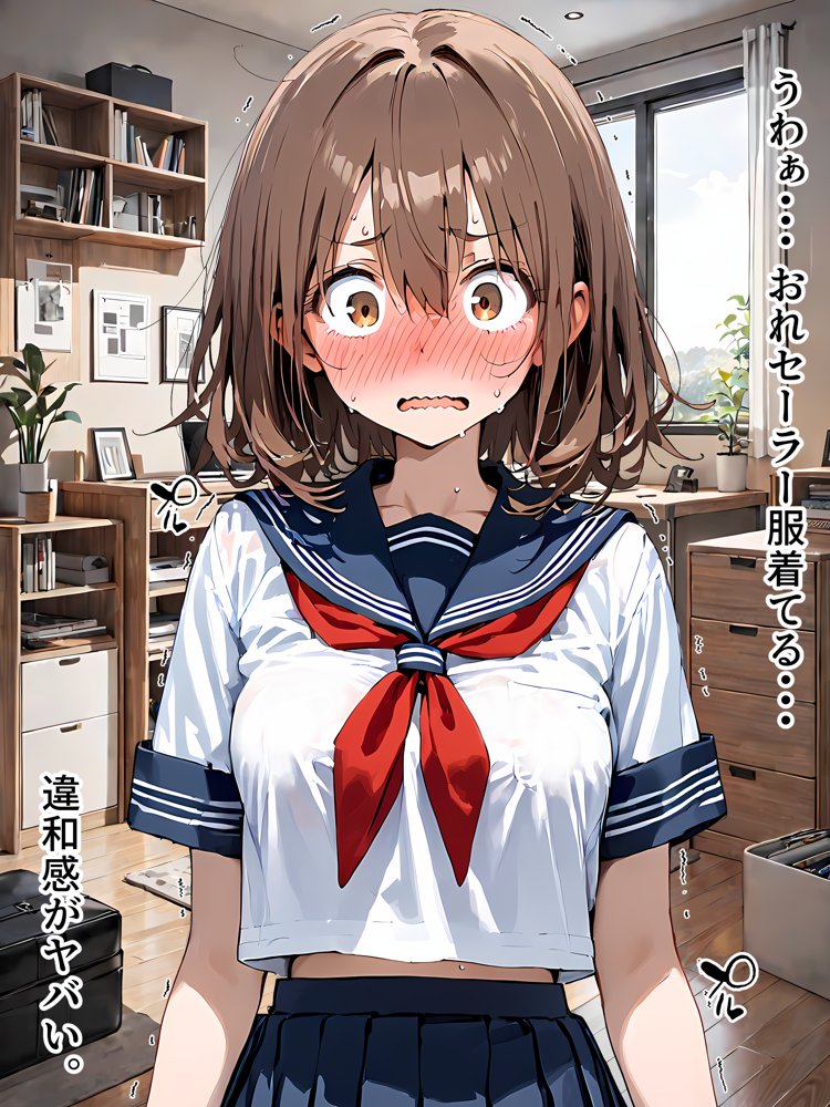 晴天艦女体化作品総集編 初期4作品＋フルリメイク版「TS病 心まで女に変わる瞬間」 エロ同人誌画像 011