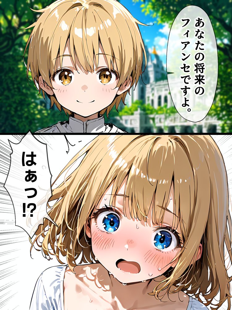 転生して王女になったオレが恋をするなんて！？ エロ同人誌画像 011