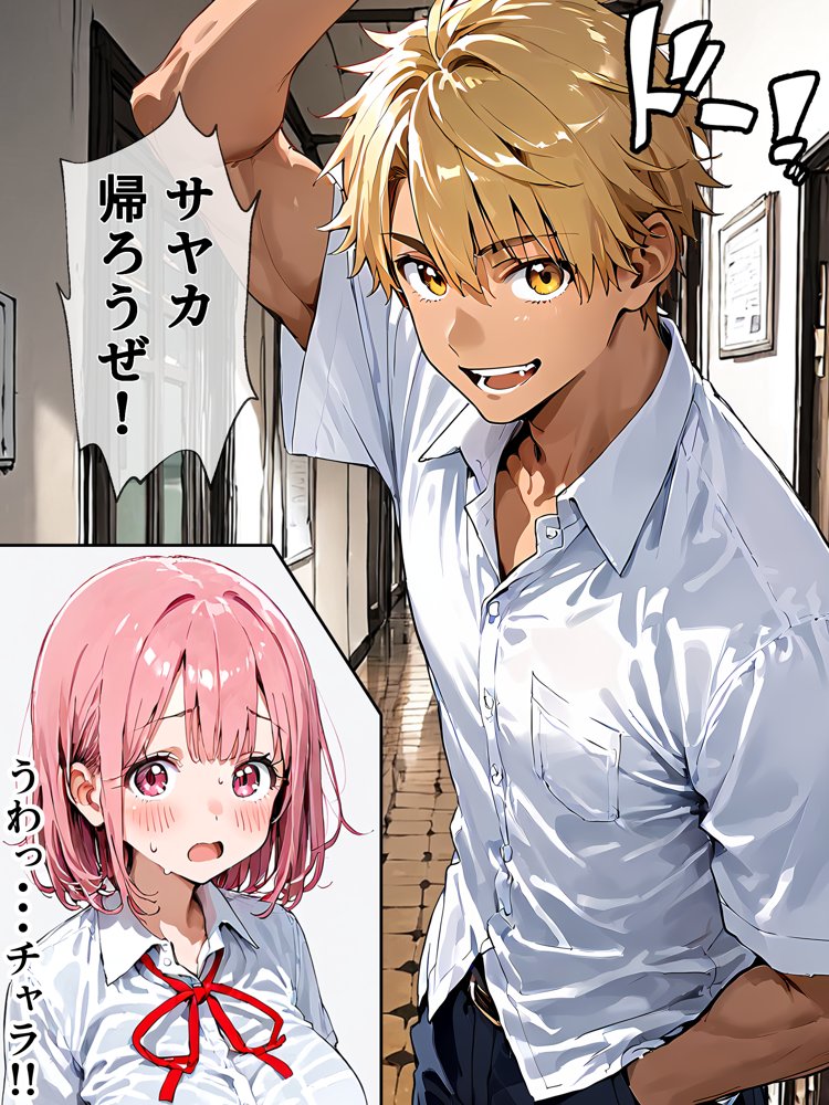朝起きたら巨乳ギャルになってた！！〜チャラ男と全力メスイキセックス エロ同人誌画像 012