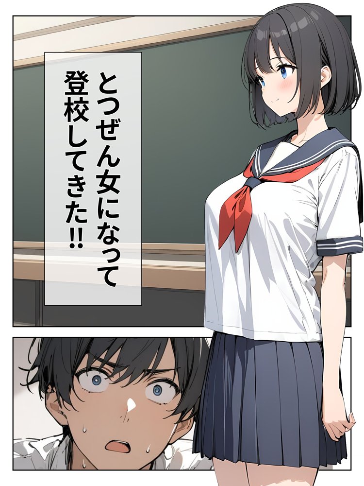 女になった親友をセフレにしてみた！！ エロ同人誌画像 003