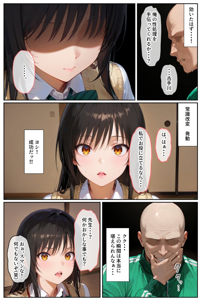 体育教師・種崎の性処理日記 〜催〇アプリであの娘を堕とせ！！〜 古●川 唯編 エロ同人誌画像 012