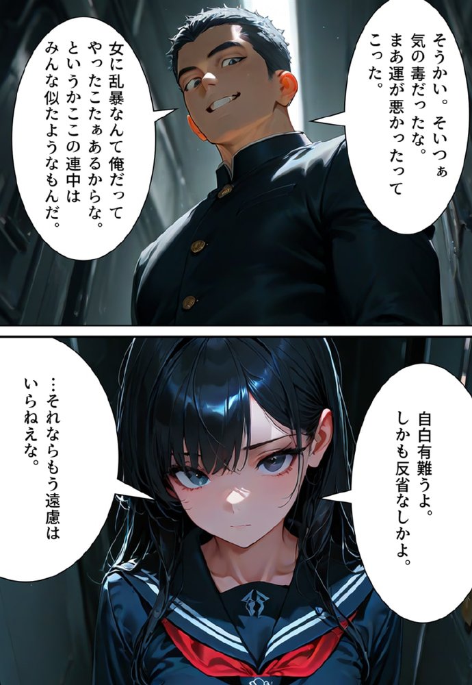 全校女体化★スクールジャッジ〜謎の美少女の裁きはセーラー服で下される〜 エロ同人誌画像 013