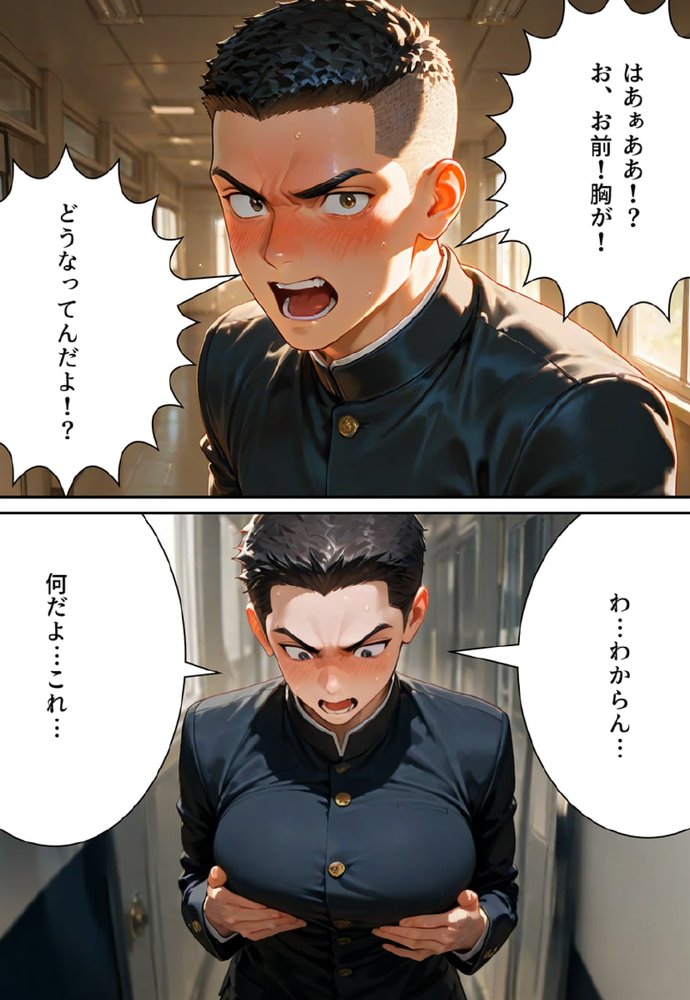 全校女体化★スクールジャッジ〜謎の美少女の裁きはセーラー服で下される〜 エロ同人誌画像 020